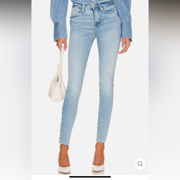 FRAME Le high Skinny Raw Hem - Picture 1 of 5
